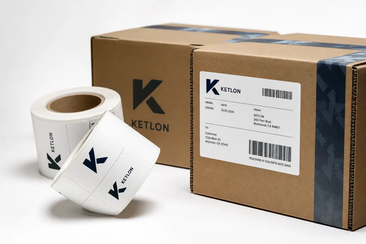 Branded Shipping Labels with Logo