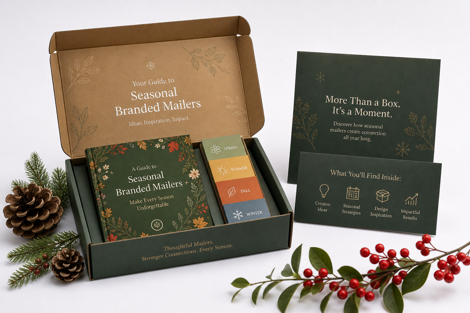 To Seasonal Branded Mailers: Film, Print, MOQ, and Carton Packing