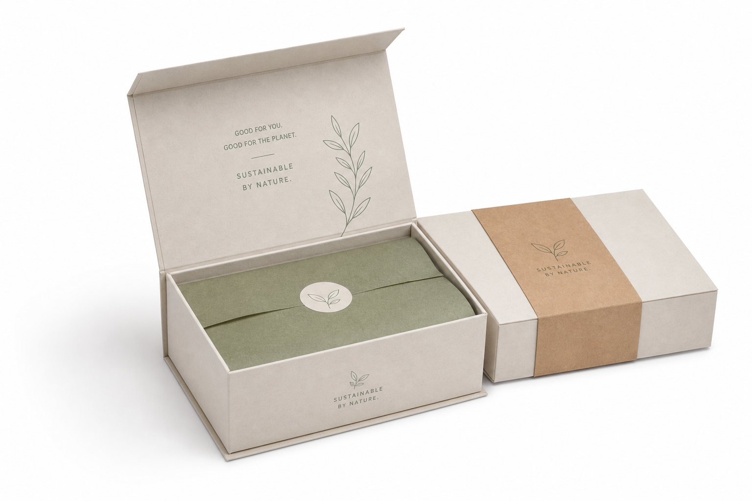 Custom Sustainable Gift Set Boxes: Board, Finish, Dieline, and Unit Cost