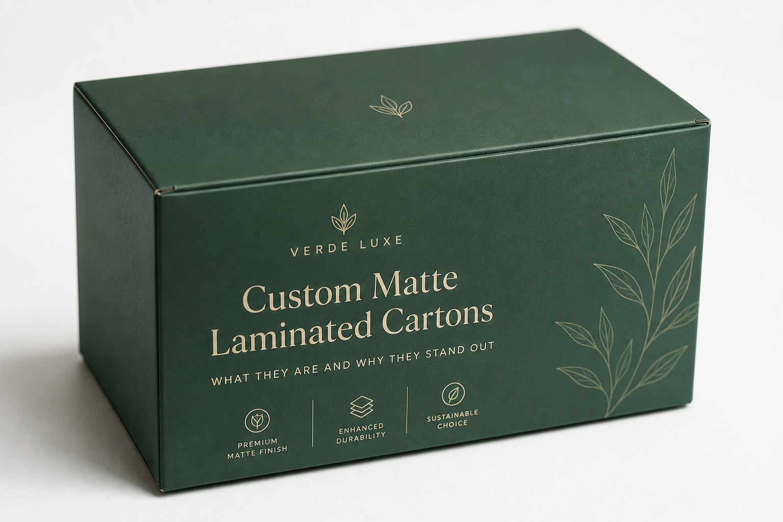 Custom Matte Laminated Cartons: Board, Finish, Dieline, and Unit Cost