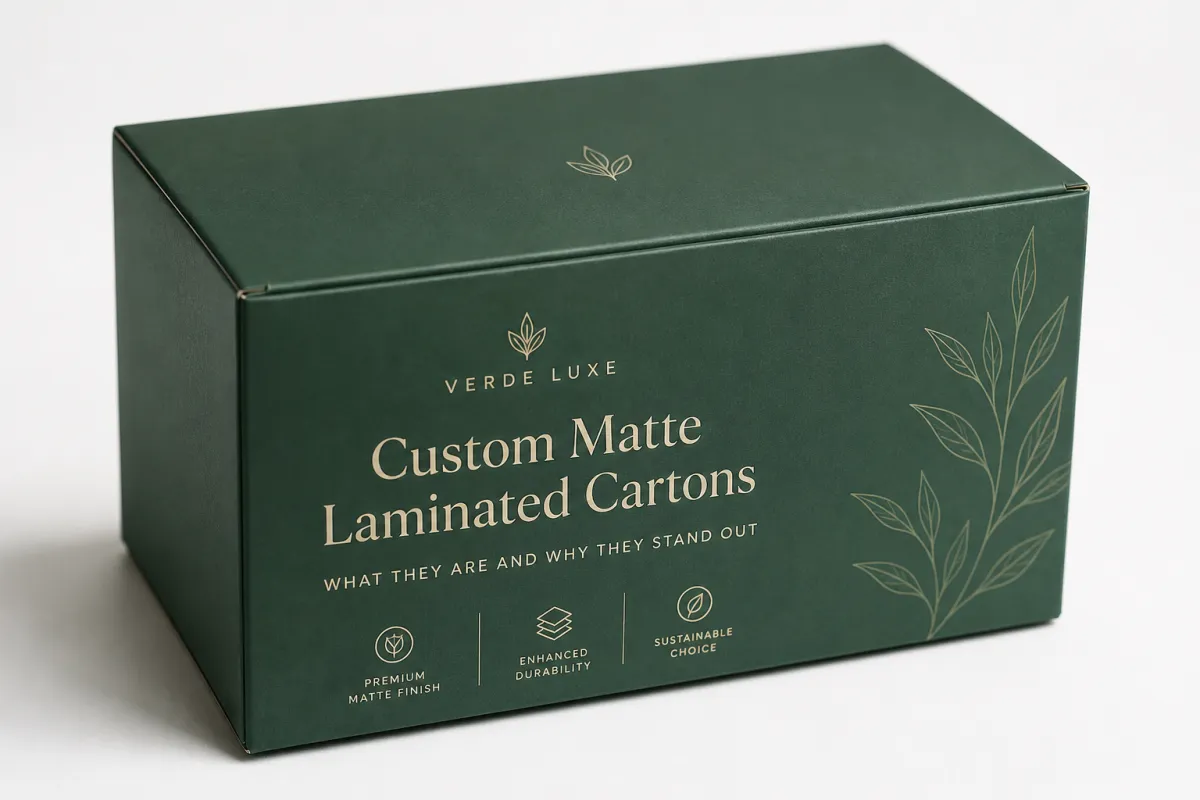 Custom Matte Laminated Cartons