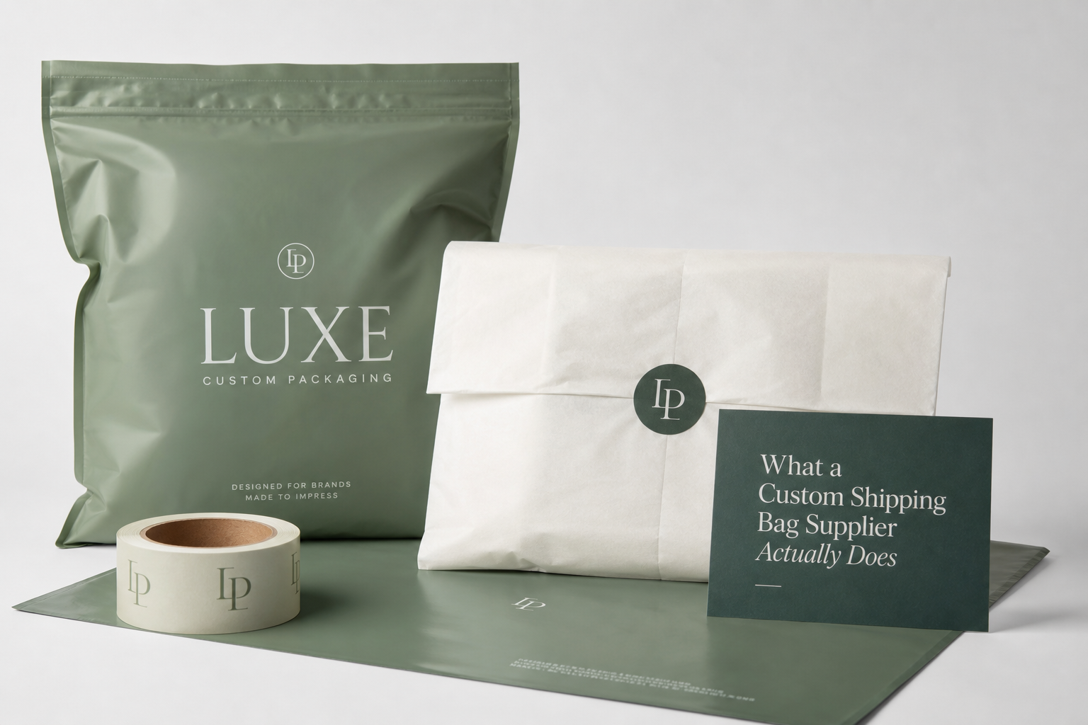 Custom Shipping Bag Supplier: Film, Print, MOQ, and Carton Packing
