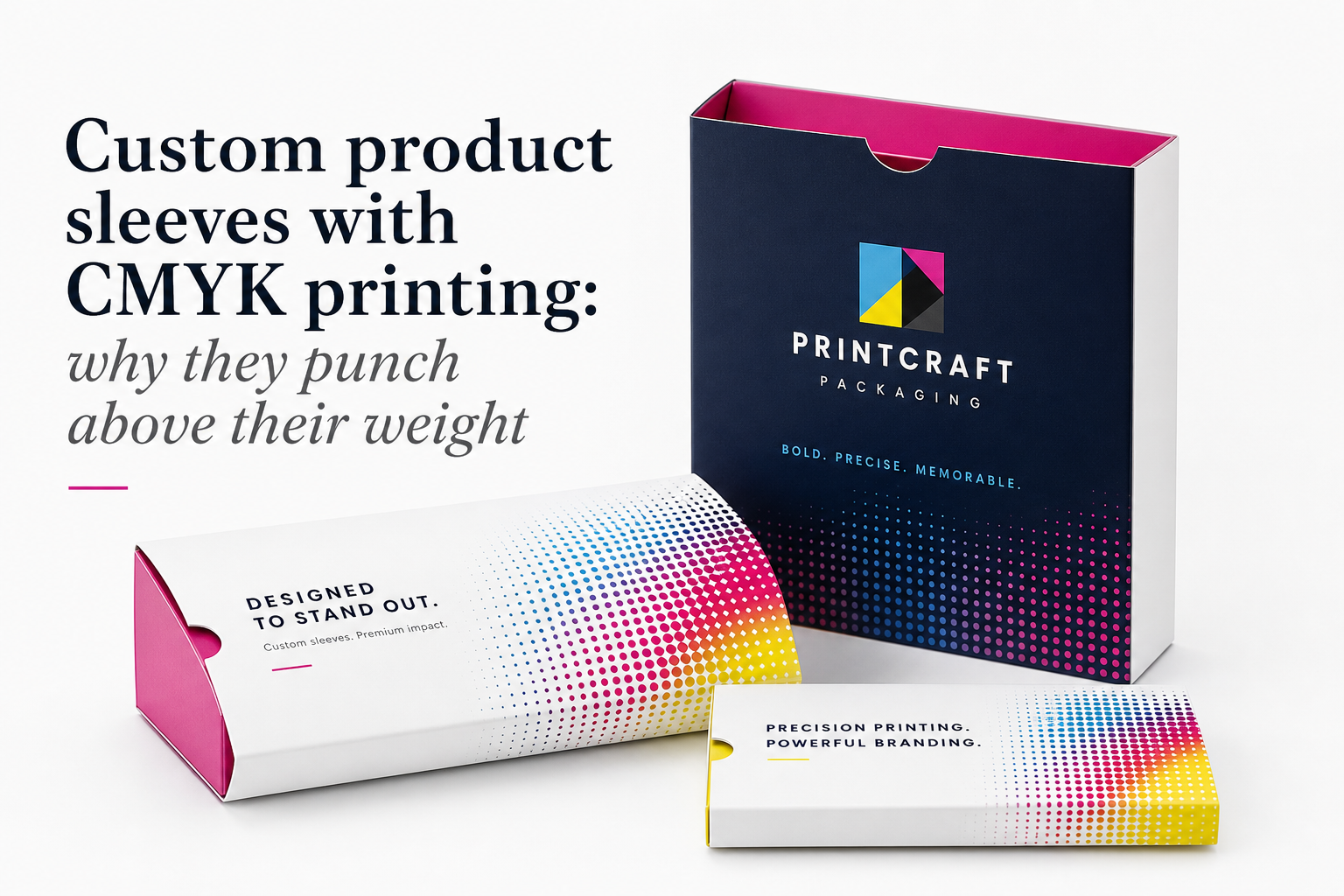Custom Product Sleeves with CMYK Printing Explained