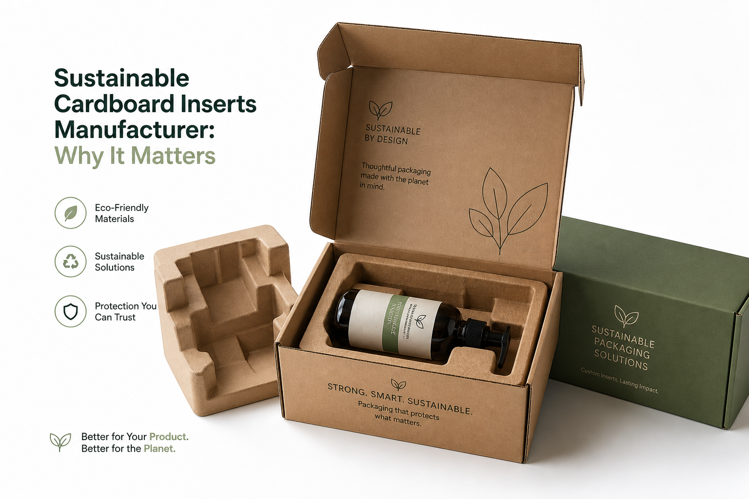 Sustainable Cardboard Inserts Manufacturer: Material, Print, Proofing, and Reorder Risk
