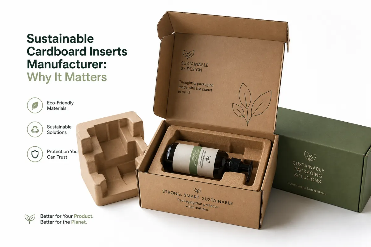 Sustainable Cardboard Inserts Manufacturer