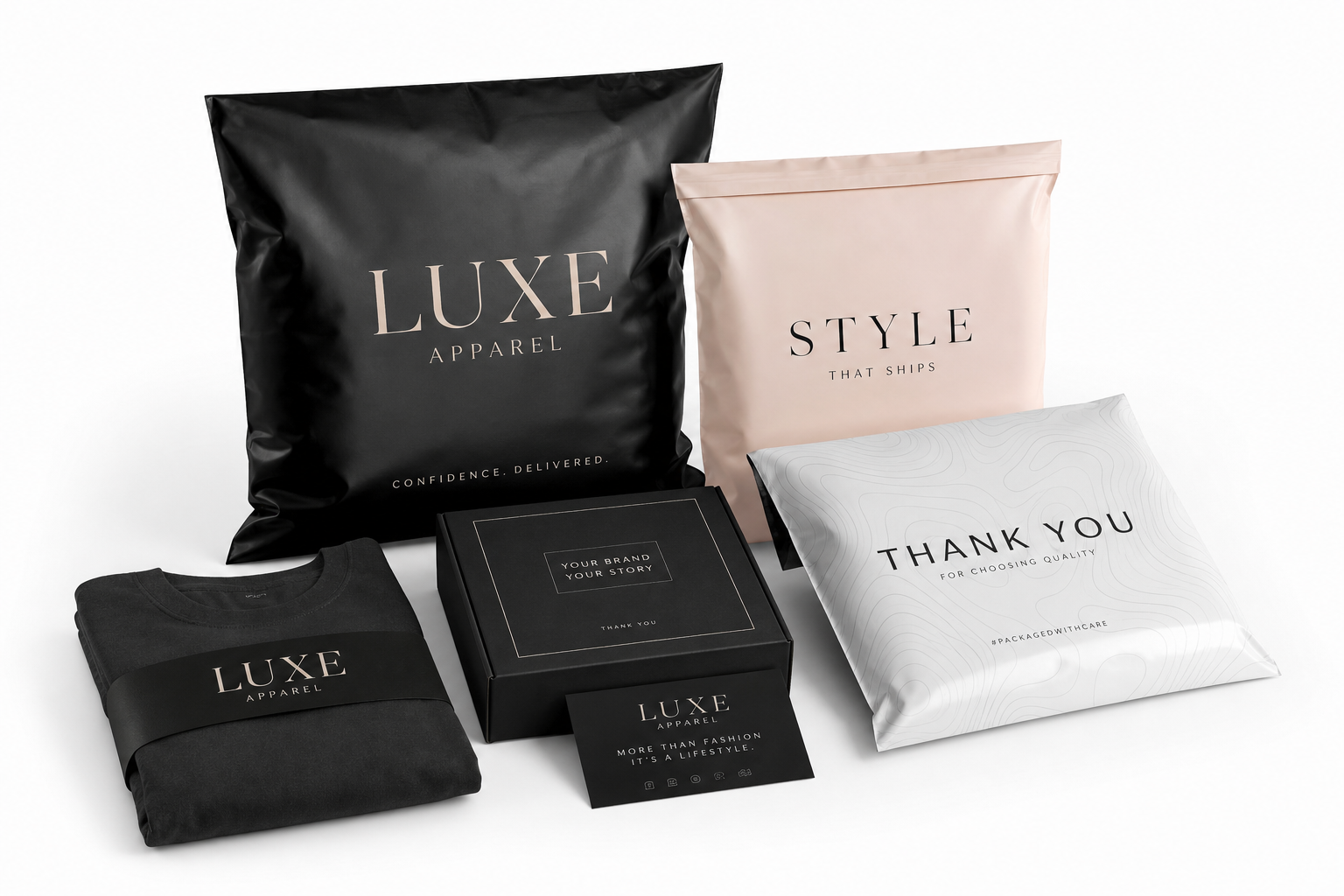 Poly Mailers for Fashion Brands: Film, Print, MOQ, and Carton Packing