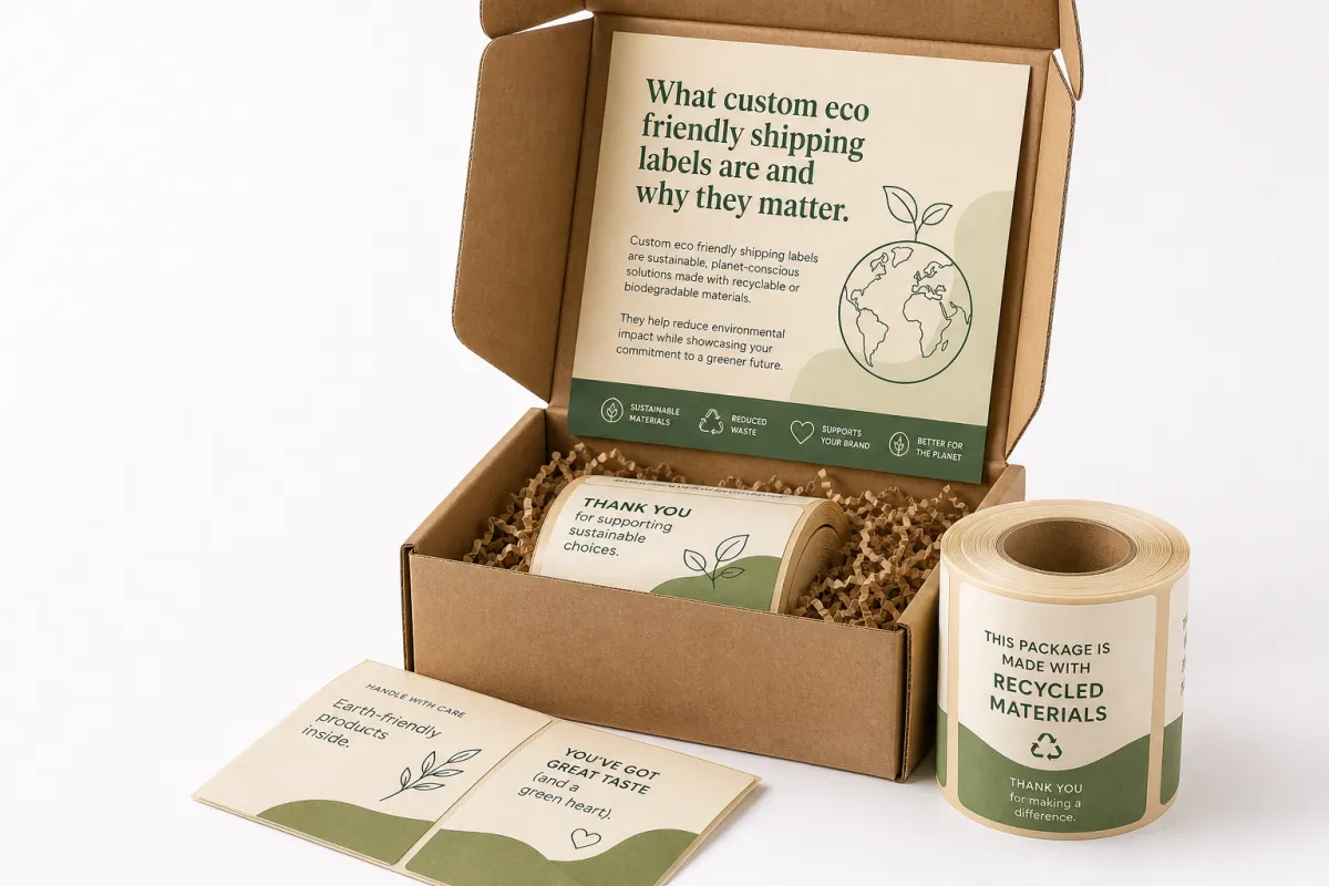 Custom Eco Friendly Shipping Labels