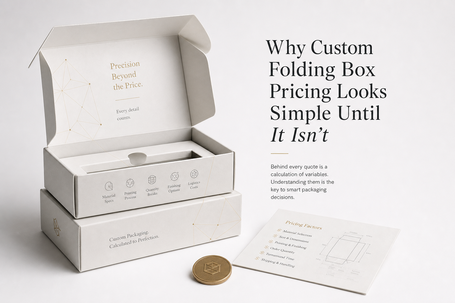 Custom Folding Box Pricing: What Actually Drives Cost