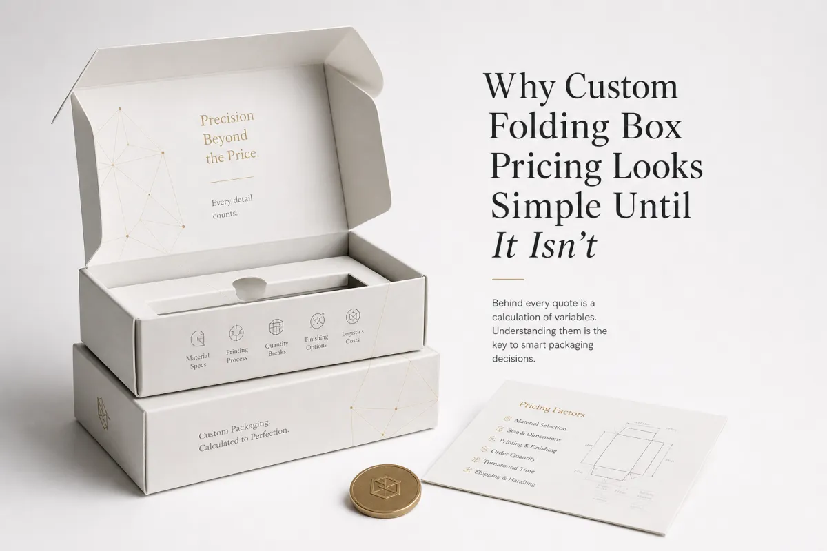 Custom Folding Box Pricing: What Actually Drives Cost