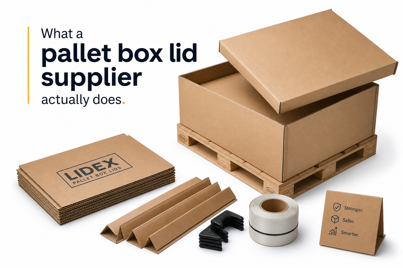 What a pallet box lid supplier actually does - CustomLogoThing packaging example