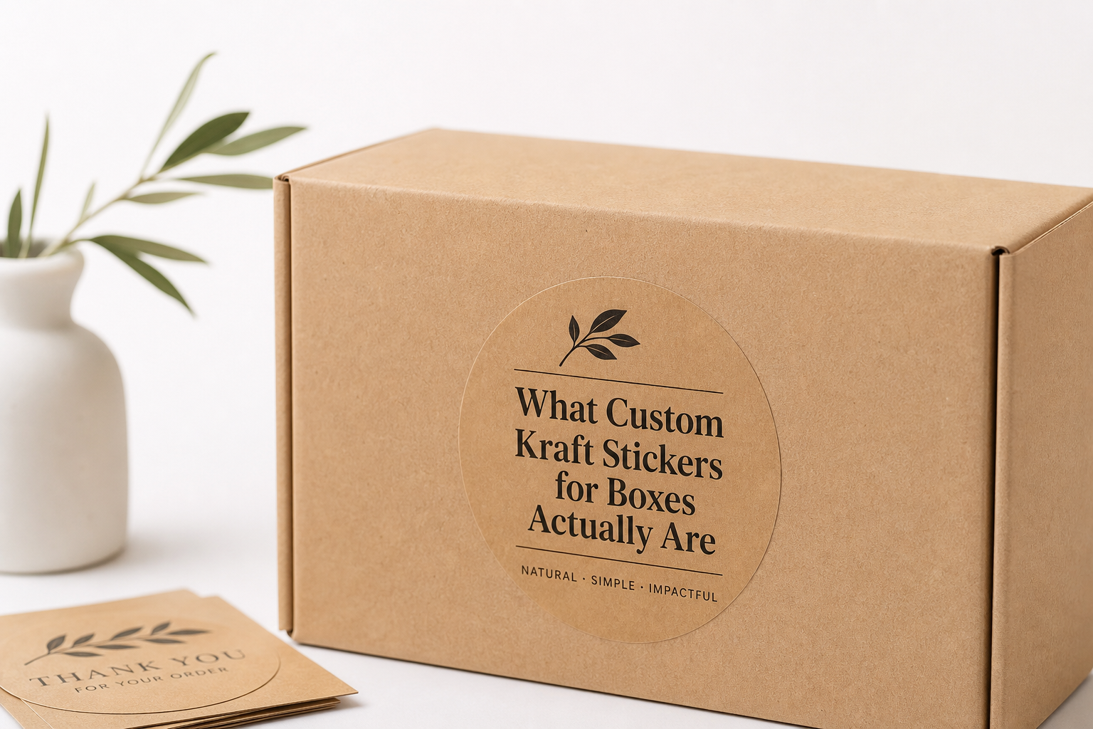 Custom Kraft Stickers for Boxes Branding Sticks: Dieline, Finish, Proof, and Buyer Review