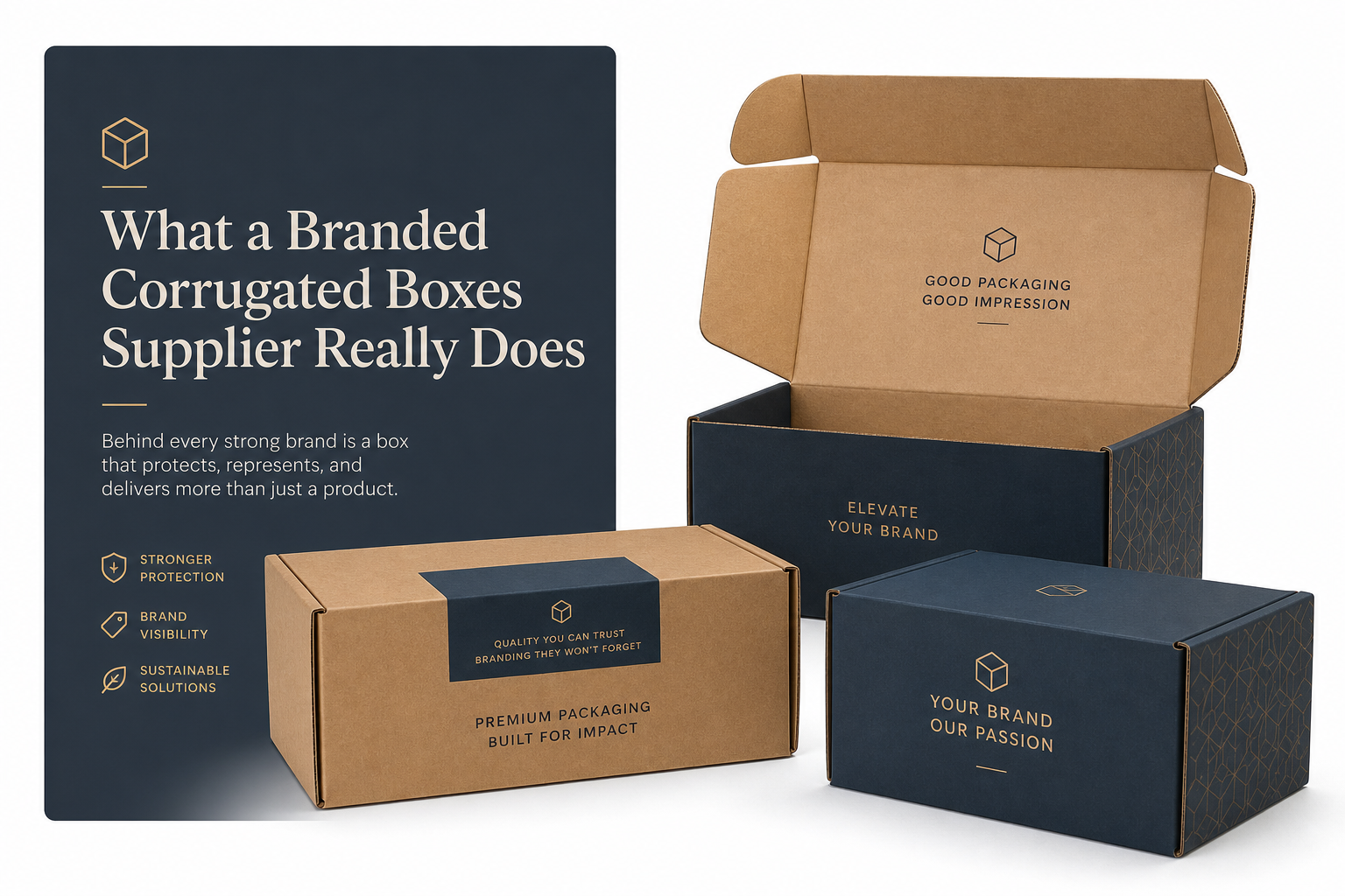Branded Corrugated Boxes Supplier: Board, Finish, Dieline, and Unit Cost