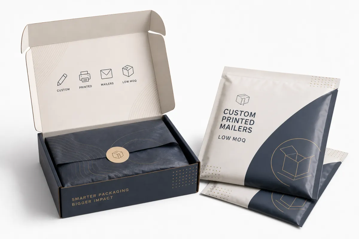 Custom Printed Mailers Low MOQ: Pricing, Specs, Process