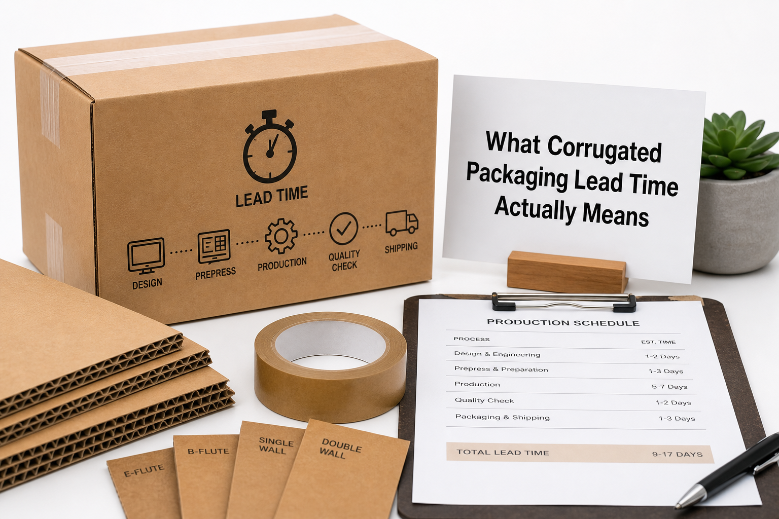 Corrugated Packaging Lead Time: What Slows It Down