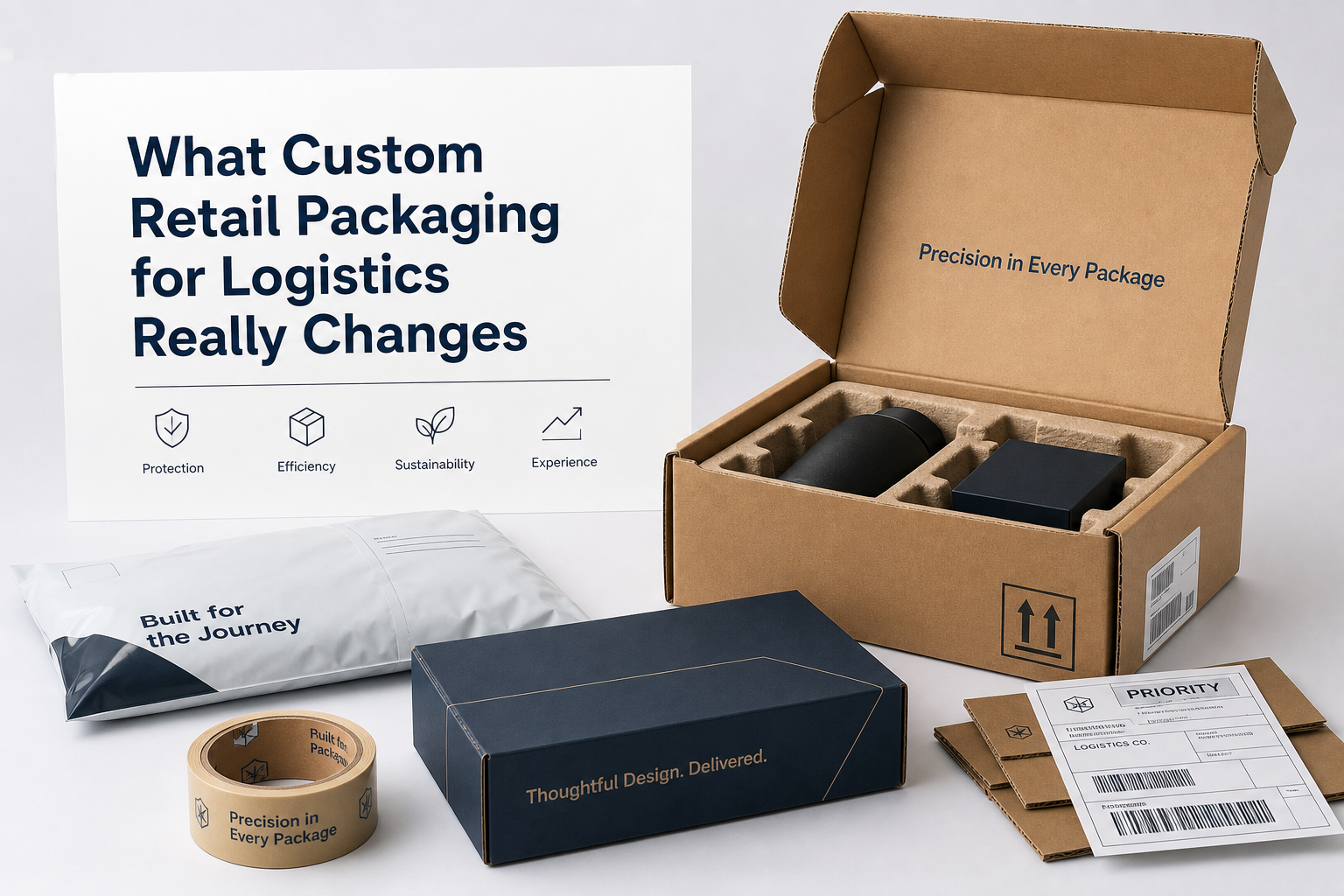 Custom Retail Packaging for Logistics: Material, Print, Proofing, and Reorder Risk