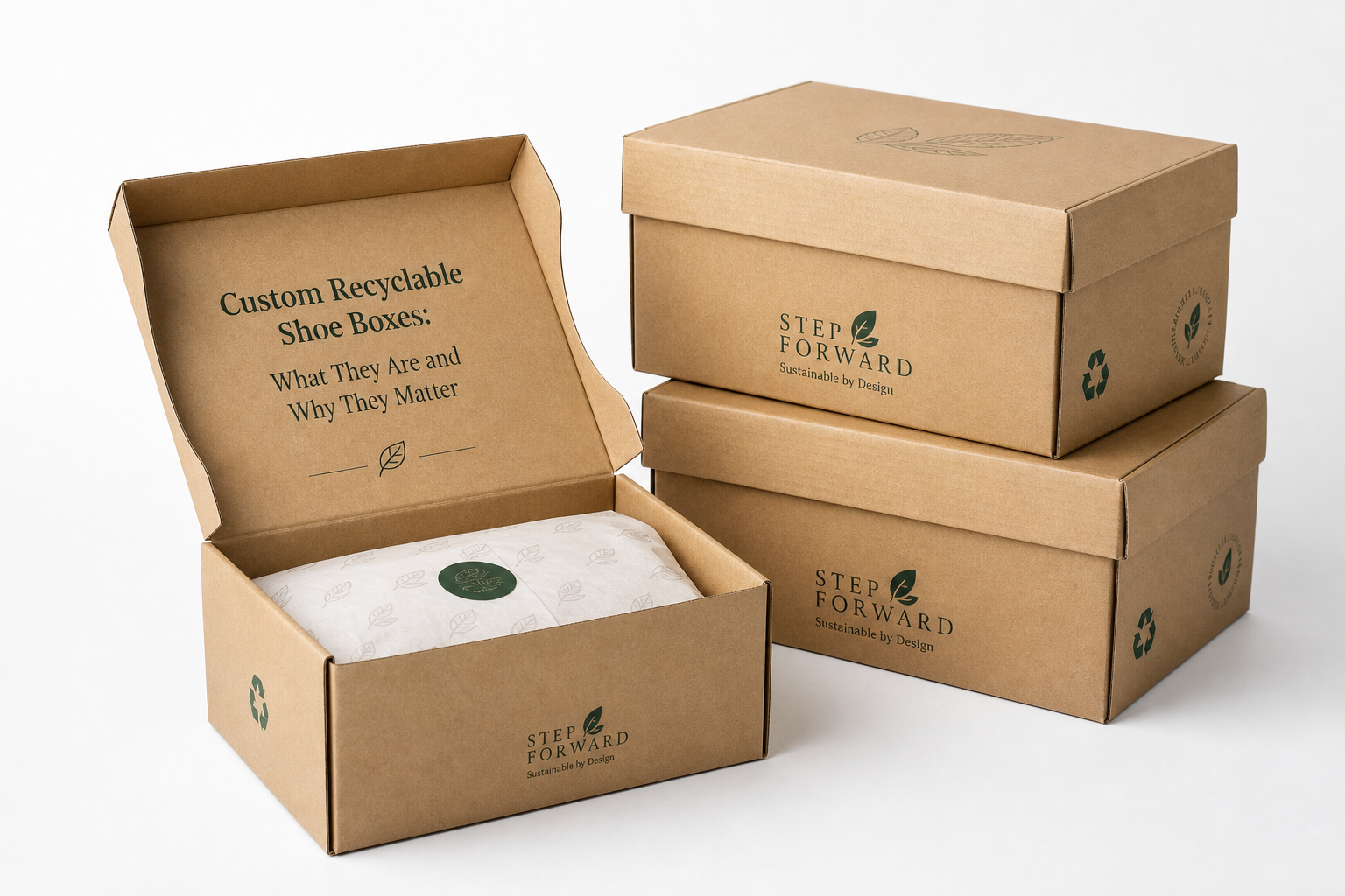 Custom Recyclable Shoe Boxes: Materials, Costs, Steps