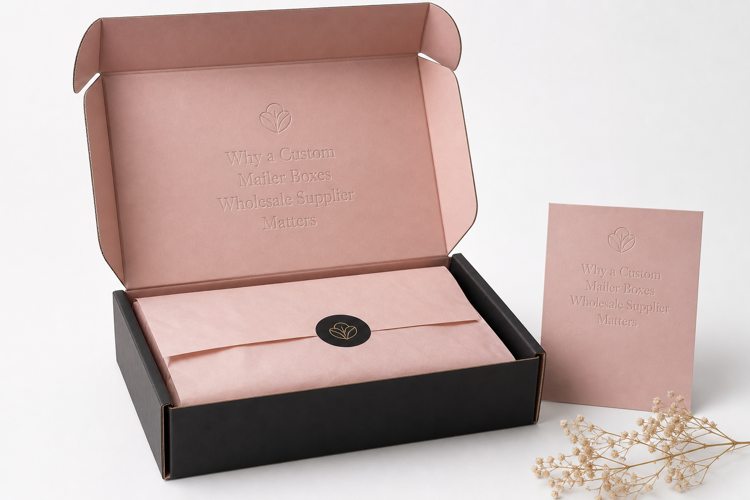 Custom Mailer Boxes Wholesale Supplier: Film, Print, MOQ, and Carton Packing