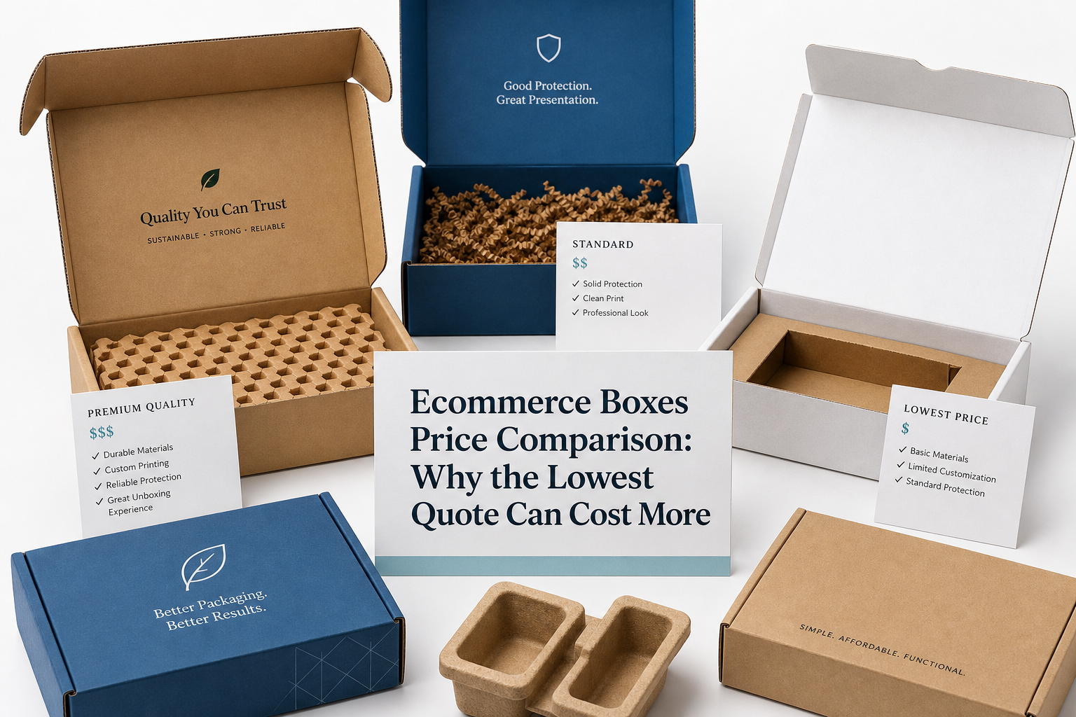 Ecommerce Boxes Price Comparison: Costs, MOQ, and More