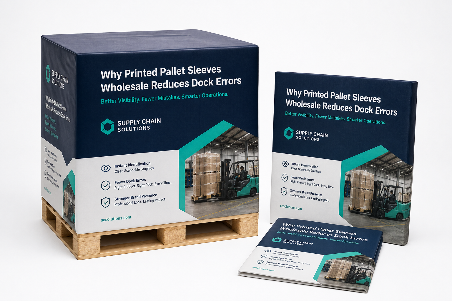 Printed Pallet Sleeves Wholesale for Shipping Logistics