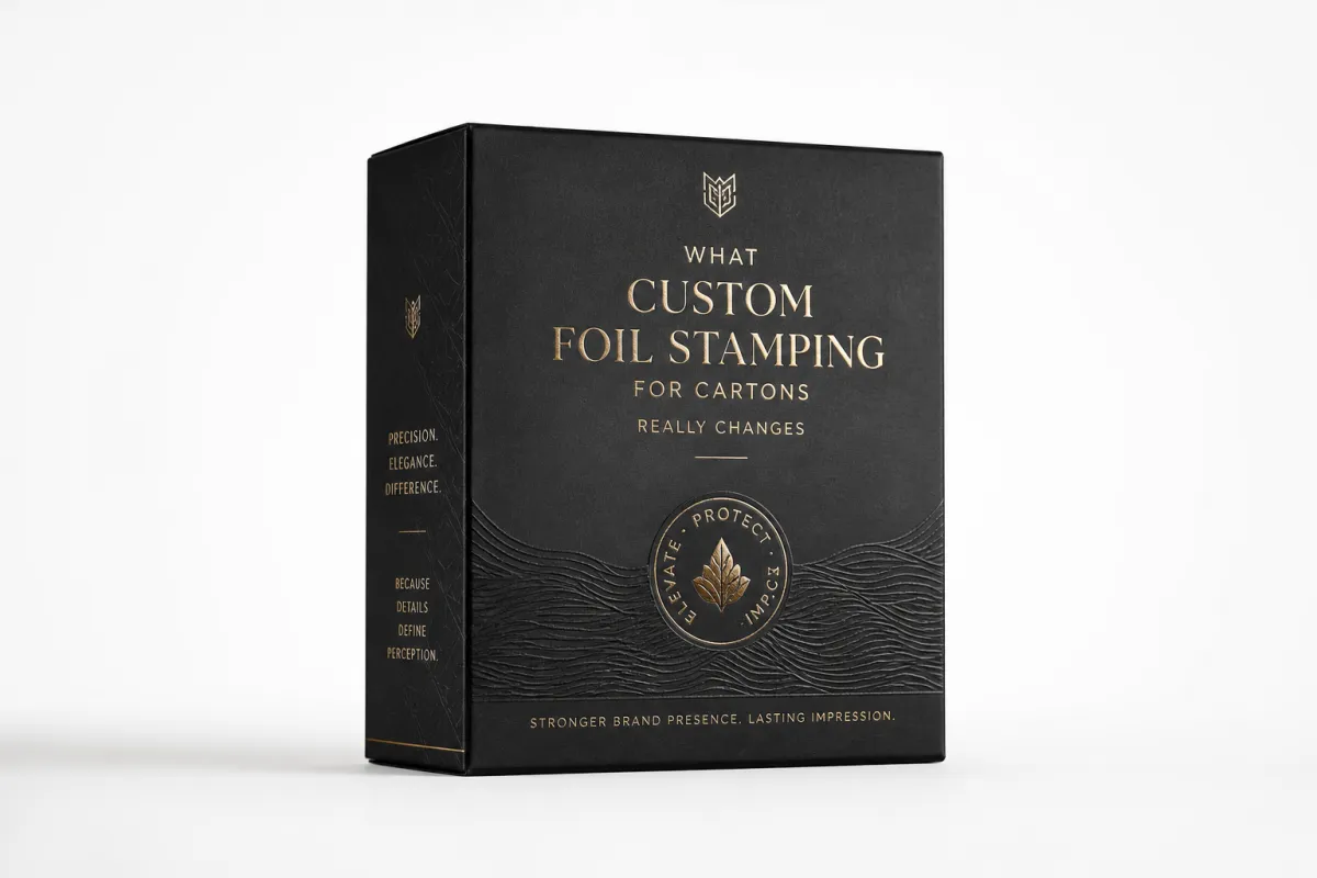 Custom Foil Stamping for Cartons