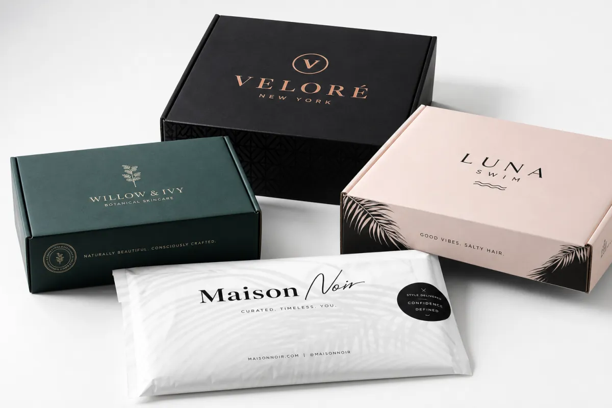 Branded Retail Packaging Mailers: Materials, Costs, Fit