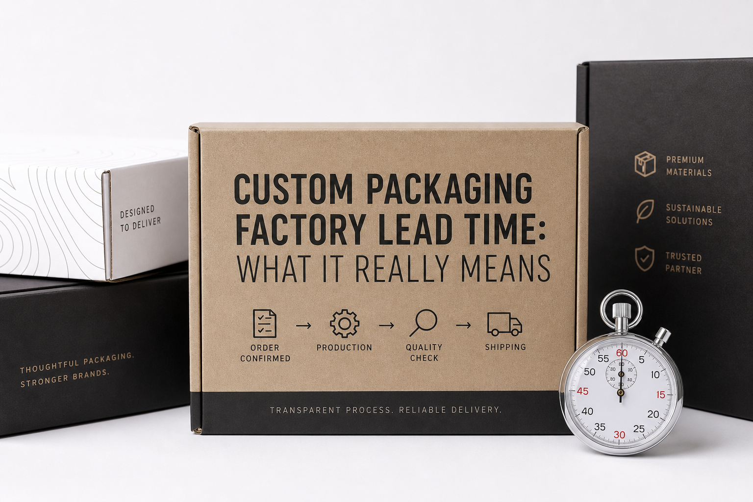 Custom Packaging Factory Lead Time: What Really Delays It