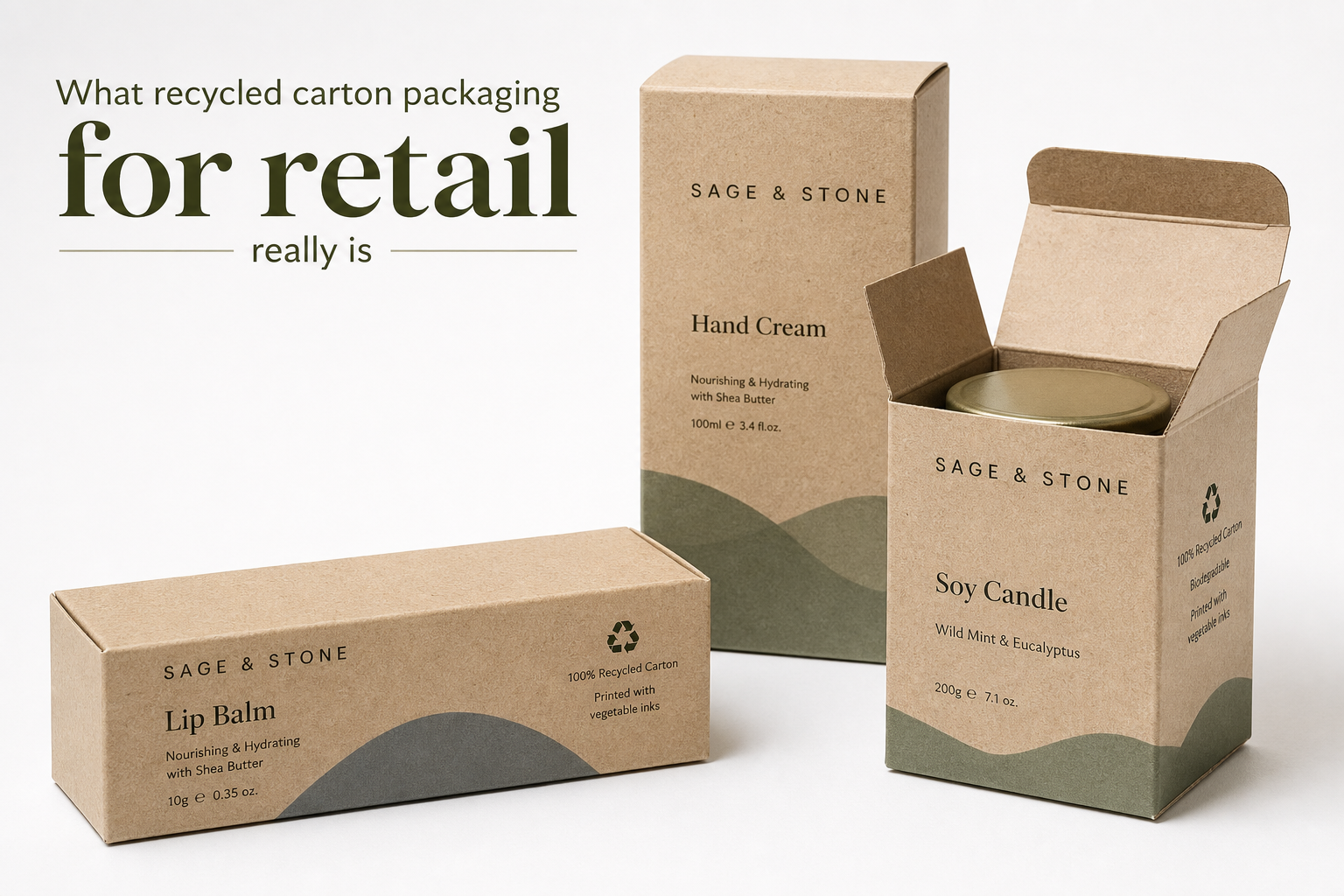 Recycled Carton Packaging for Retail: What Matters Most