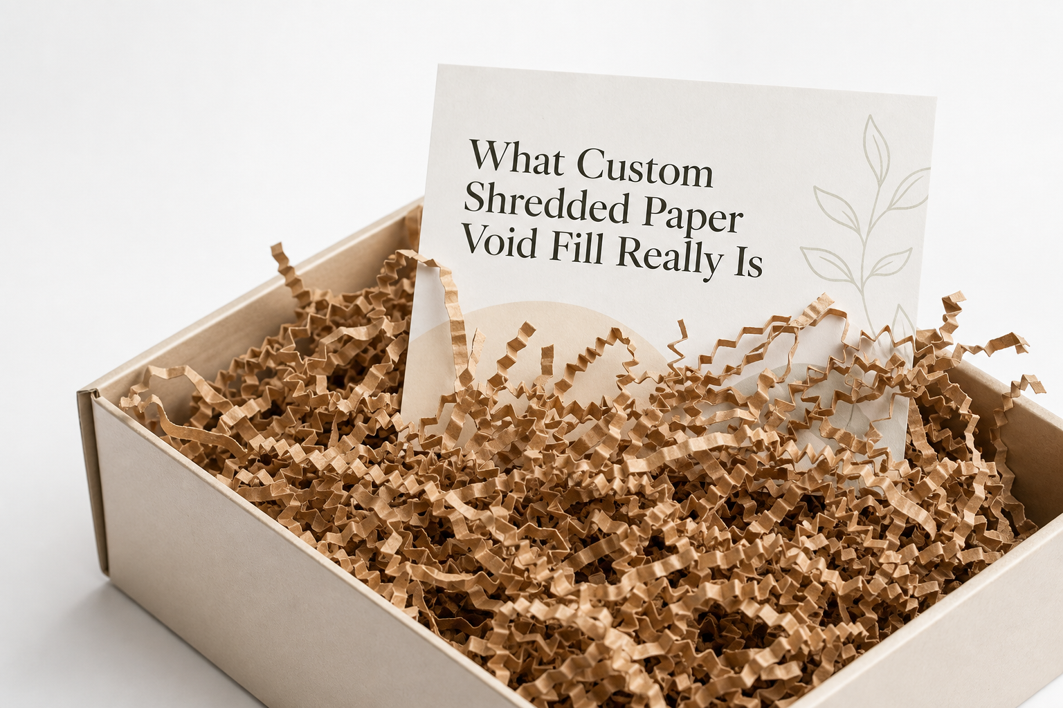 Custom Shredded Paper Void Fill: Material, Print, Proofing, and Reorder Risk