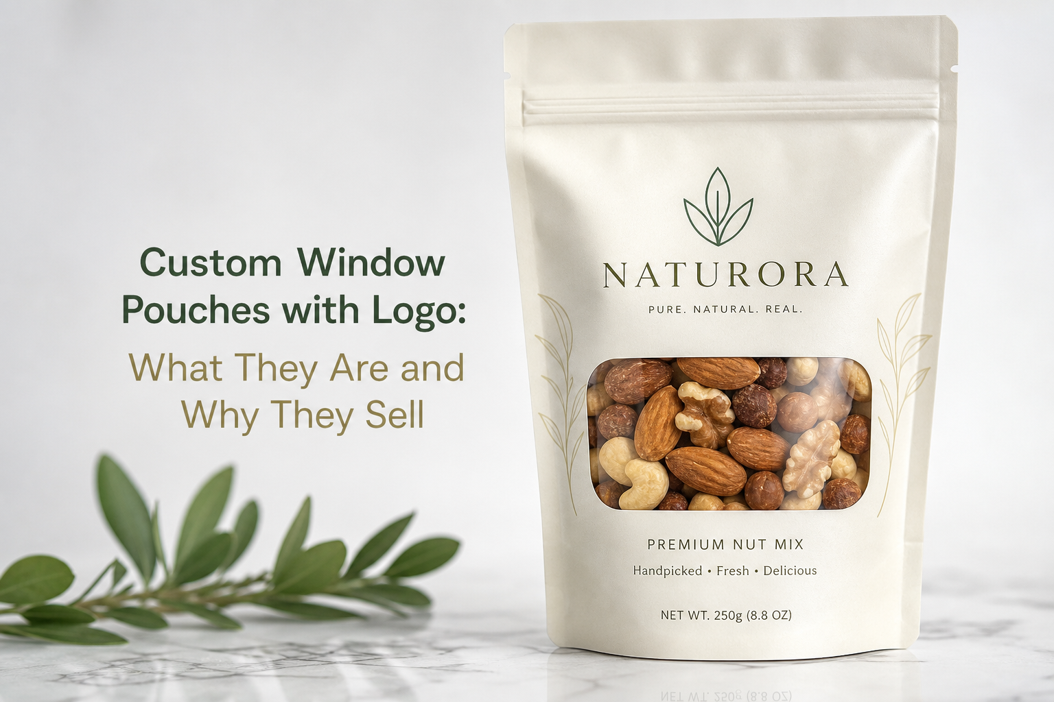 Custom Window Pouches with Logo: Design, Cost & Uses