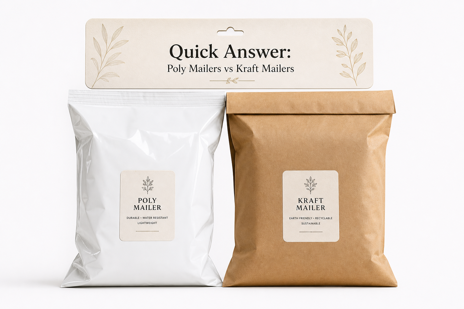 Poly Mailers vs Kraft Mailers: Spec Review