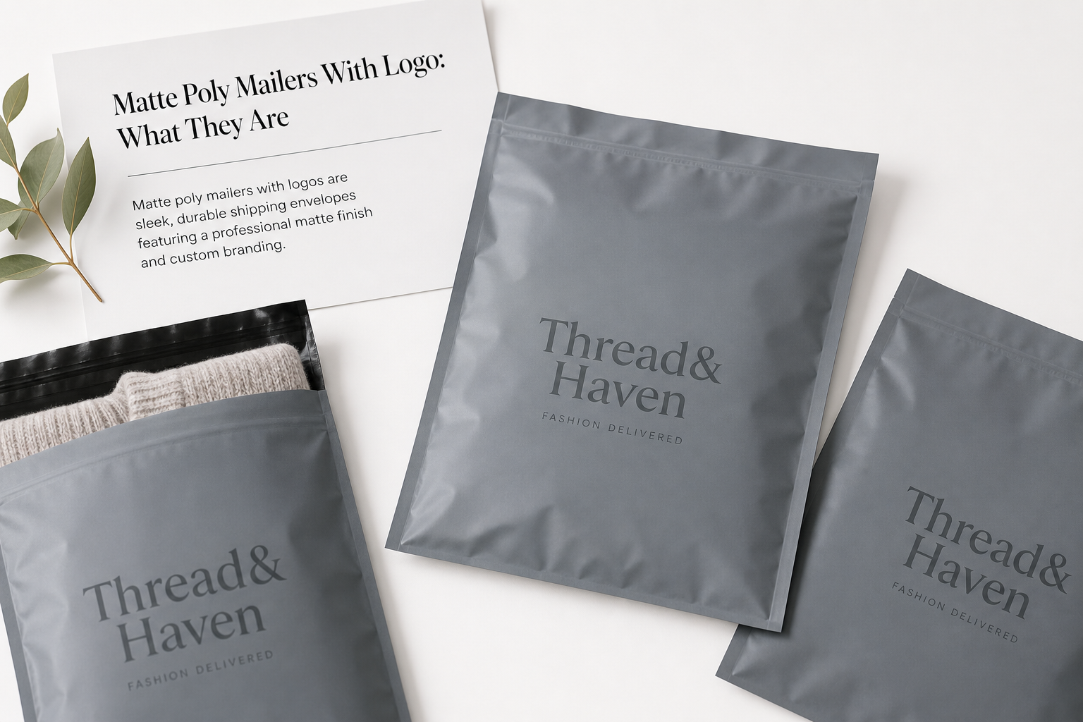 Matte Poly Mailers With Logo: Design, Cost, and Fit
