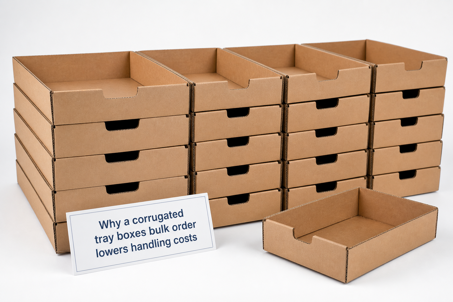 Corrugated Tray Boxes Bulk Order: Pricing, Specs, Timing