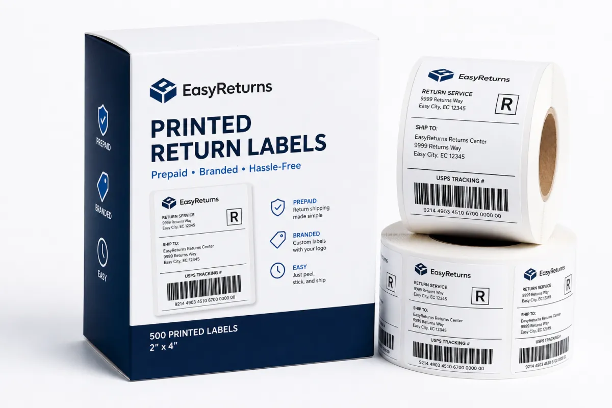 Printed Return Labels With Logo: Benefits, Cost, Setup