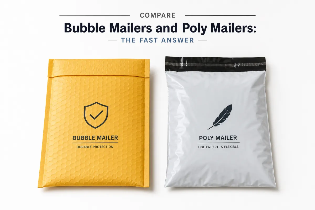 Compare Bubble Mailers and Poly Mailers Use Cases