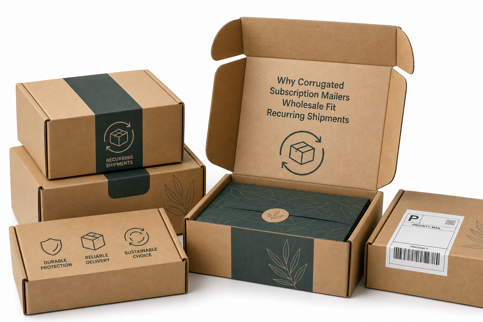 Corrugated Subscription Mailers Wholesale: Specs & Pricing