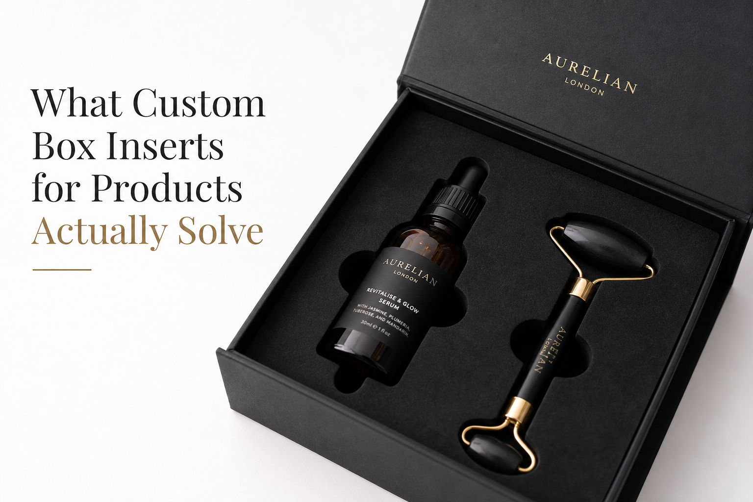Custom Box Inserts for Products: Board, Finish, Dieline, and Unit Cost