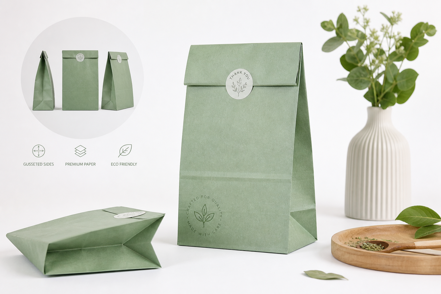 Custom Gusseted Paper Bags: Uses, Pricing, and Steps