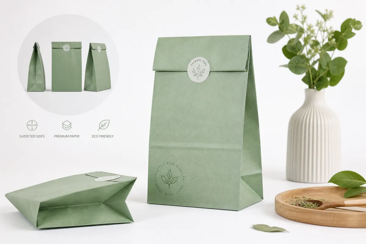 Custom Gusseted Paper Bags: Uses, Pricing, and Steps