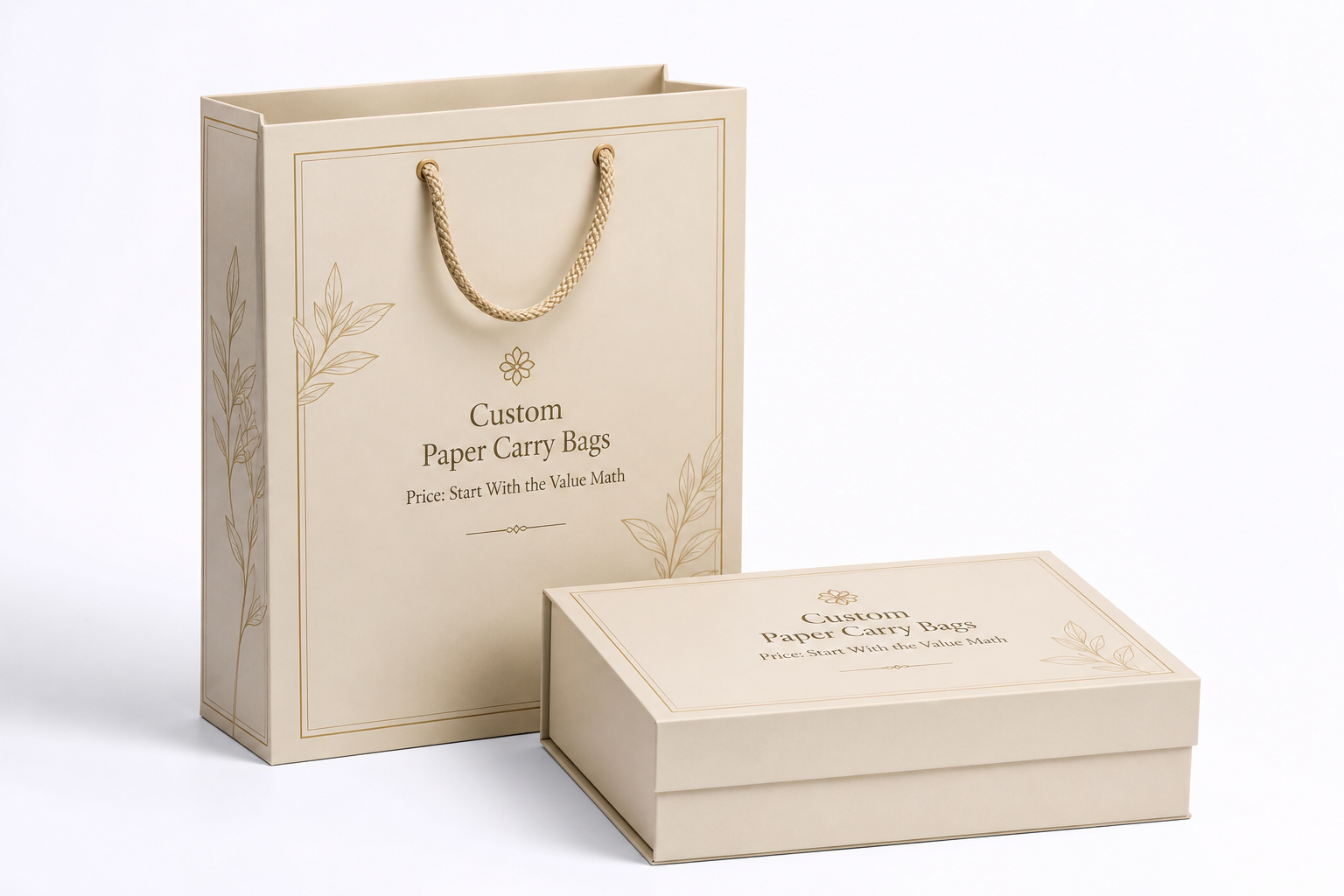 Custom Paper Carry Bags Price: What Really Drives Cost