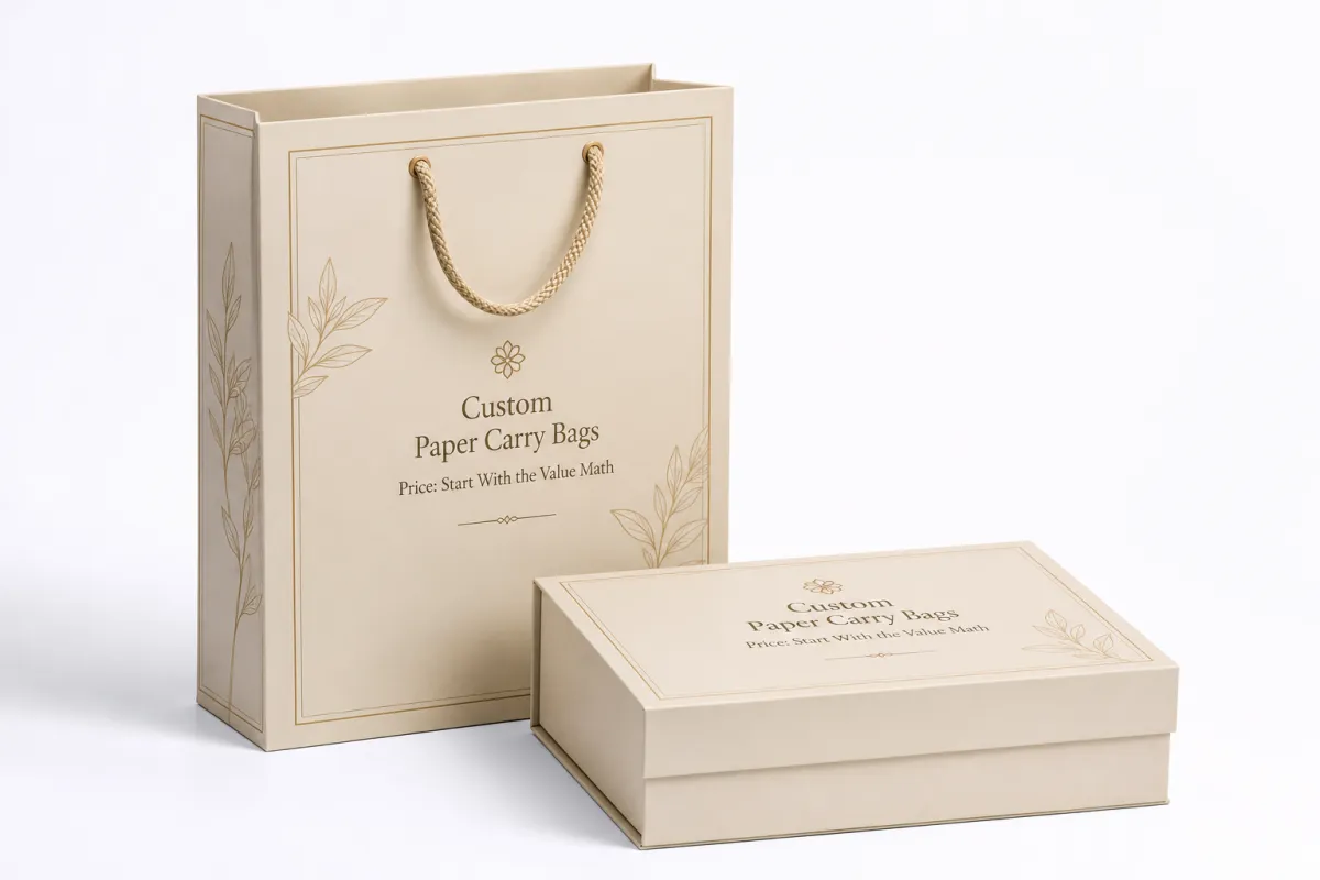 Custom Paper Carry Bags Price: What Really Drives Cost