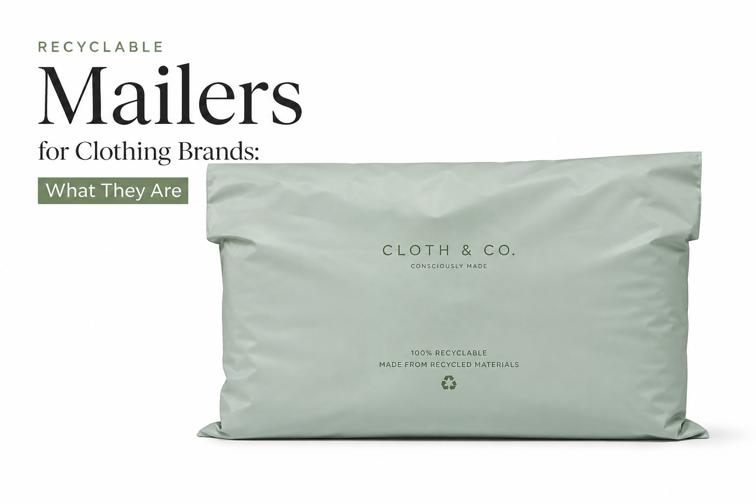Recyclable Mailers for Clothing Brands: Film, Print, MOQ, and Carton Packing