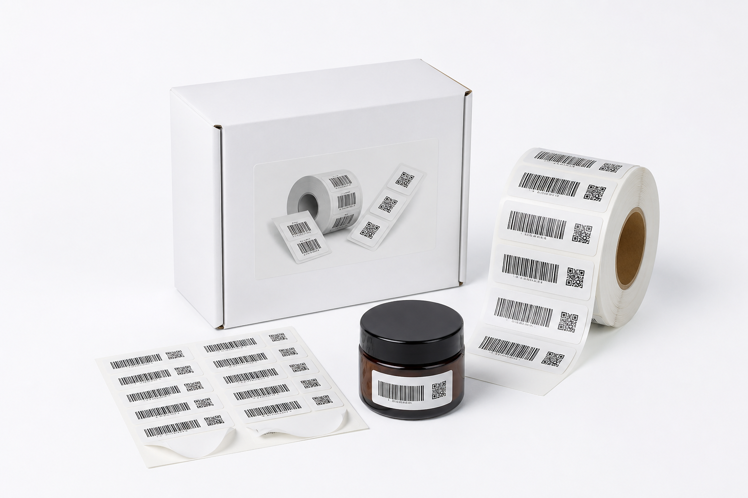 Custom Barcode Labels for Products: Material, Adhesive, Artwork, and MOQ