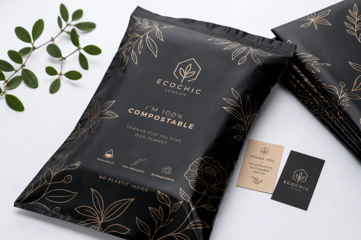 Eco Printed Poly Mailers Wholesale for Brands