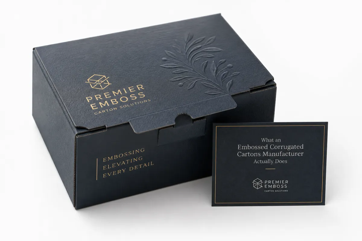 Embossed Corrugated Cartons Manufacturer Explained