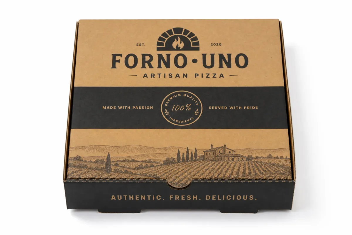 Custom Pizza Boxes Branding Design More