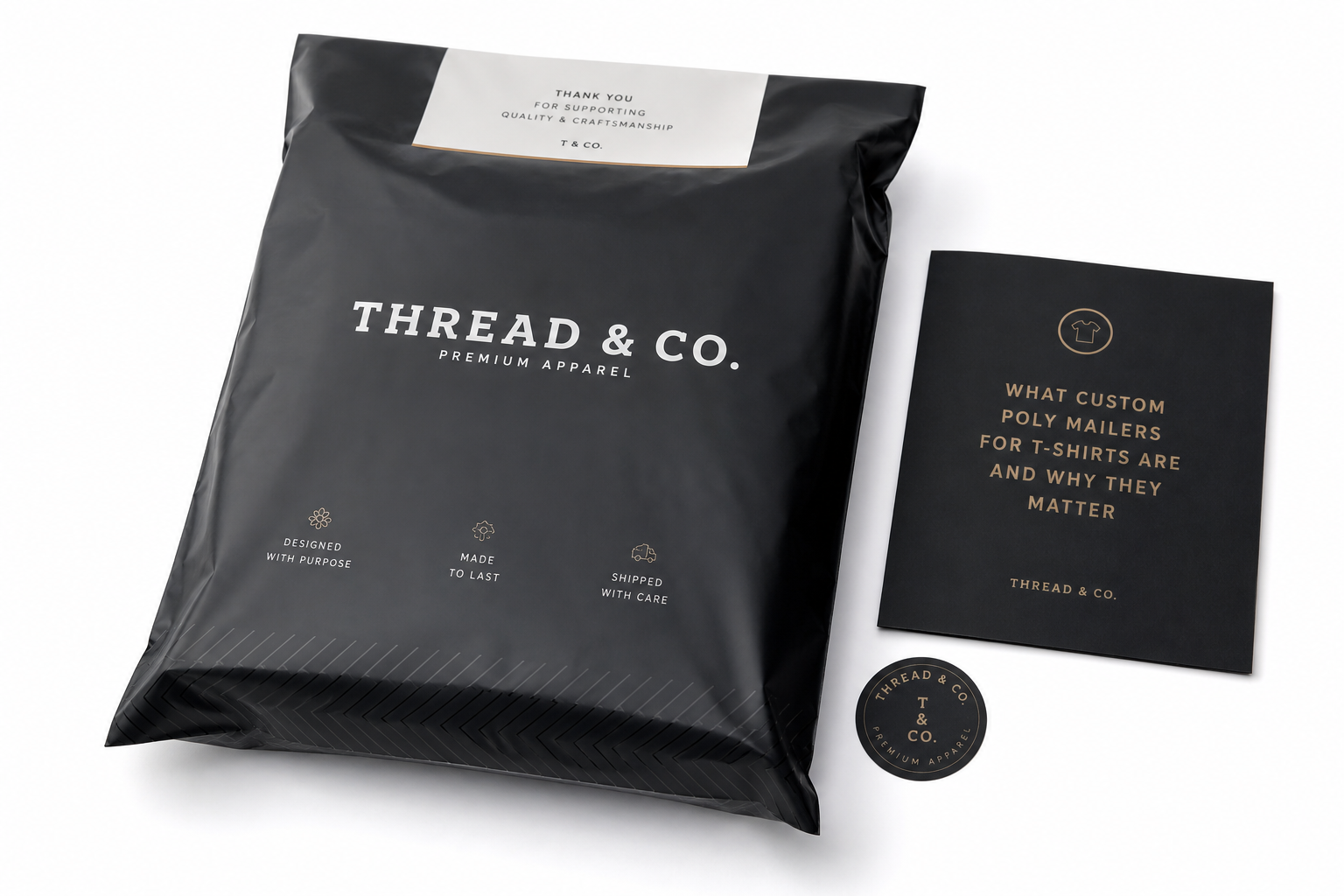 Custom Poly Mailers for T-Shirts: Sizing, Cost, and Design