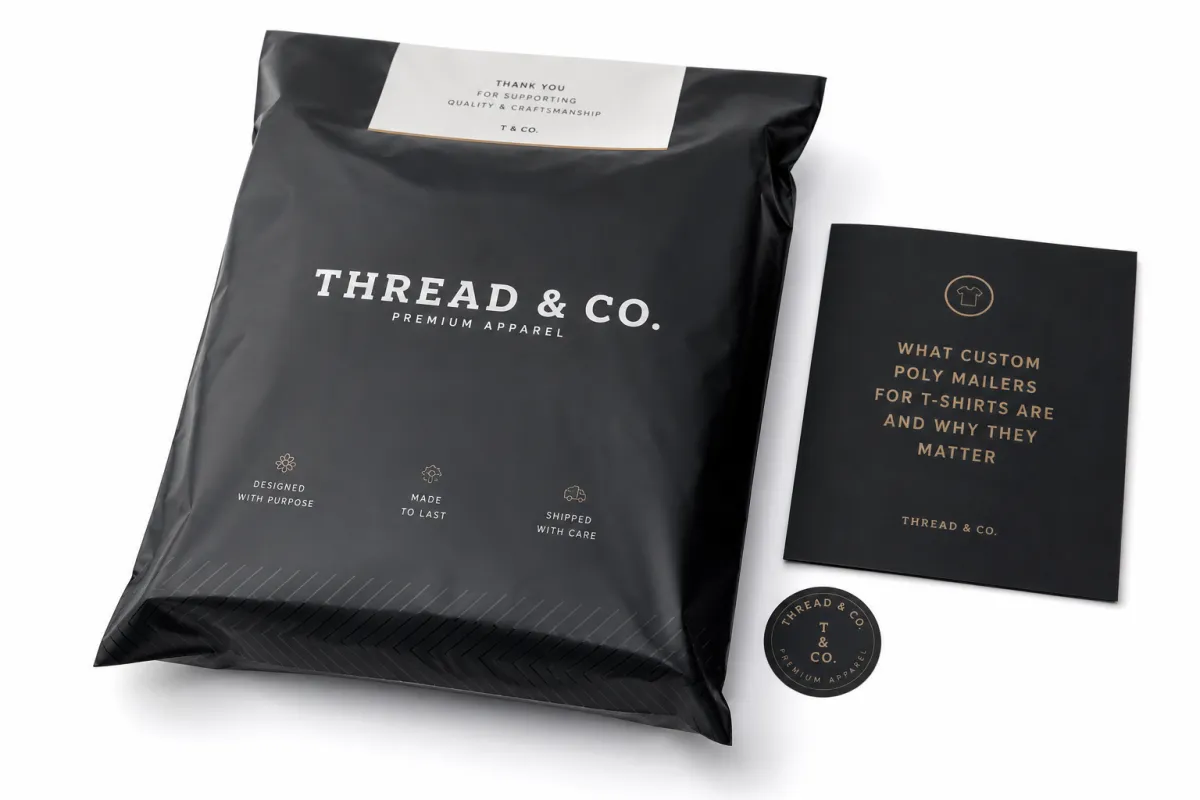 Custom Poly Mailers for T-Shirts: Sizing, Cost, and Design