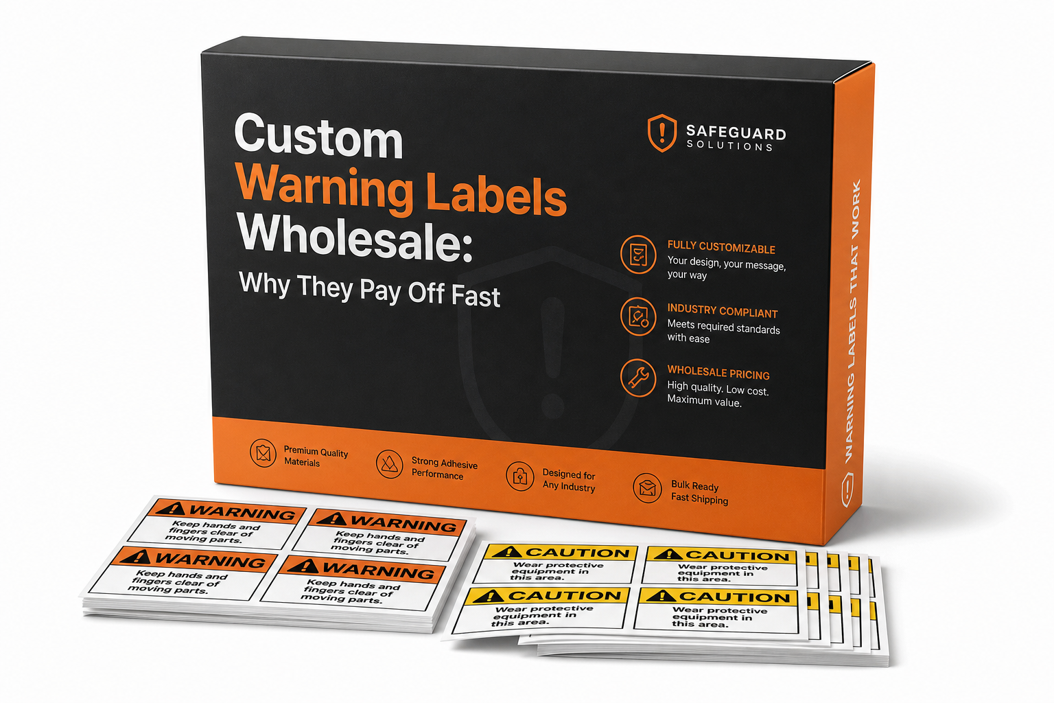 Custom Warning Labels Wholesale: Specs, Pricing, Lead Times