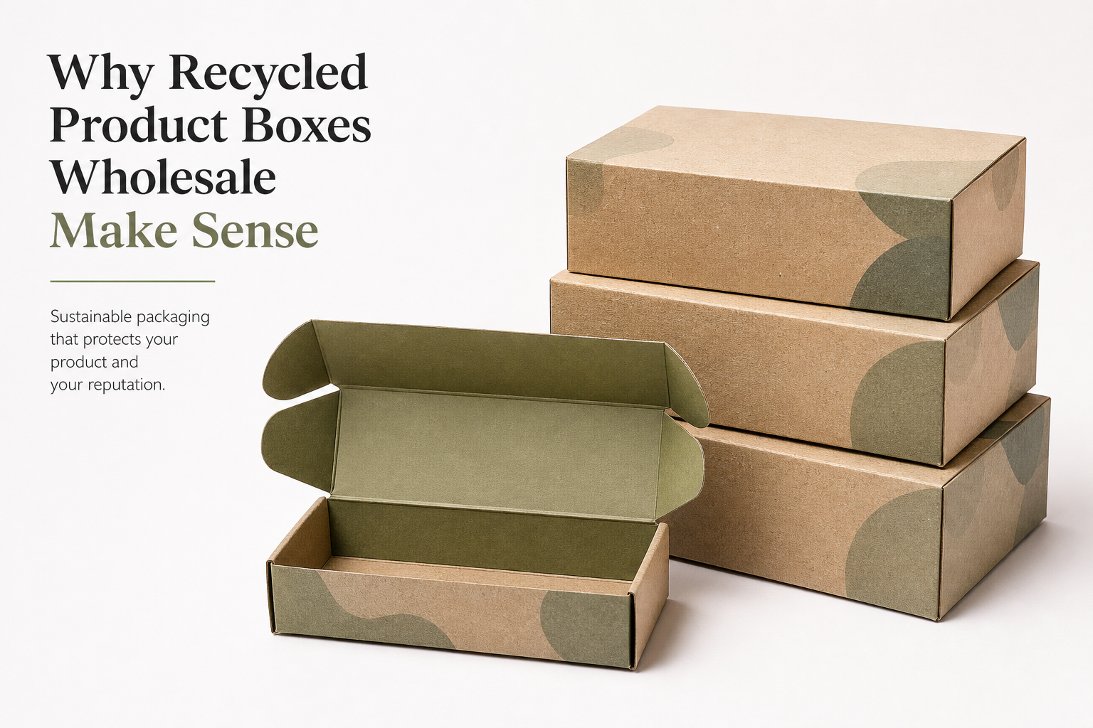 Recycled Product Boxes Wholesale for Sustainable Packaging