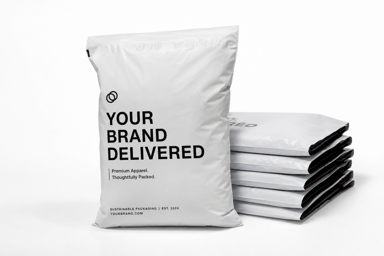 Printed Shipping Bags for Apparel: Film, Print, MOQ, and Carton Packing
